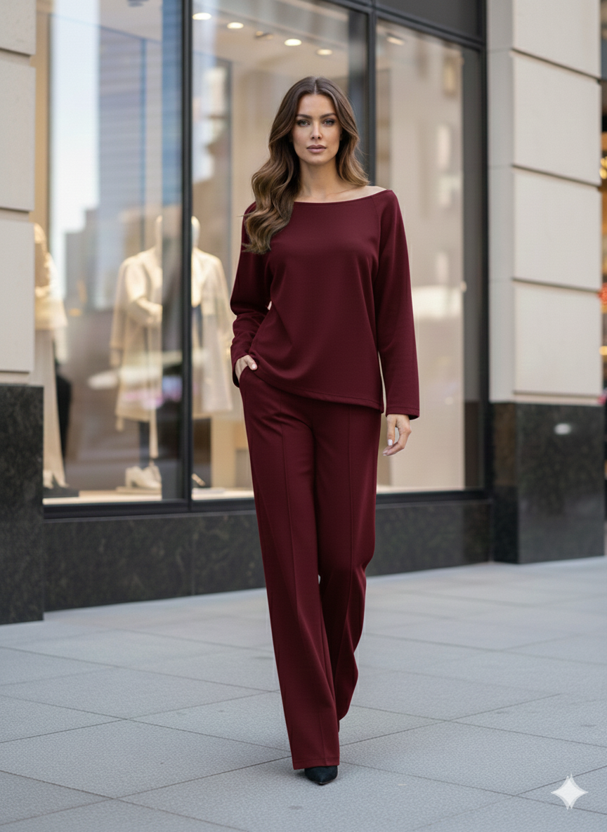 Modal Salaş Takım-Bordo