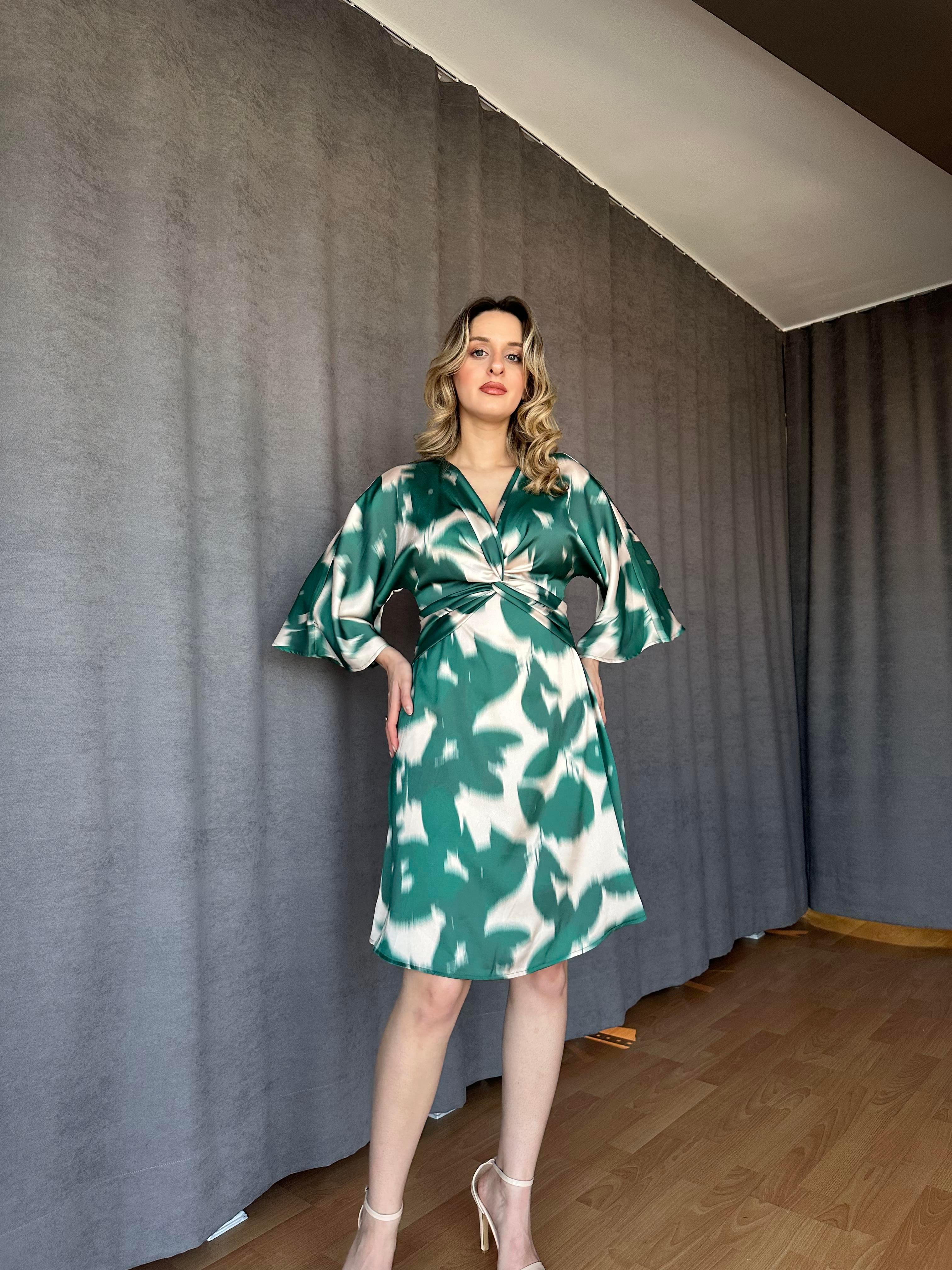 Önü Düğüm Model Elbise-Bursa