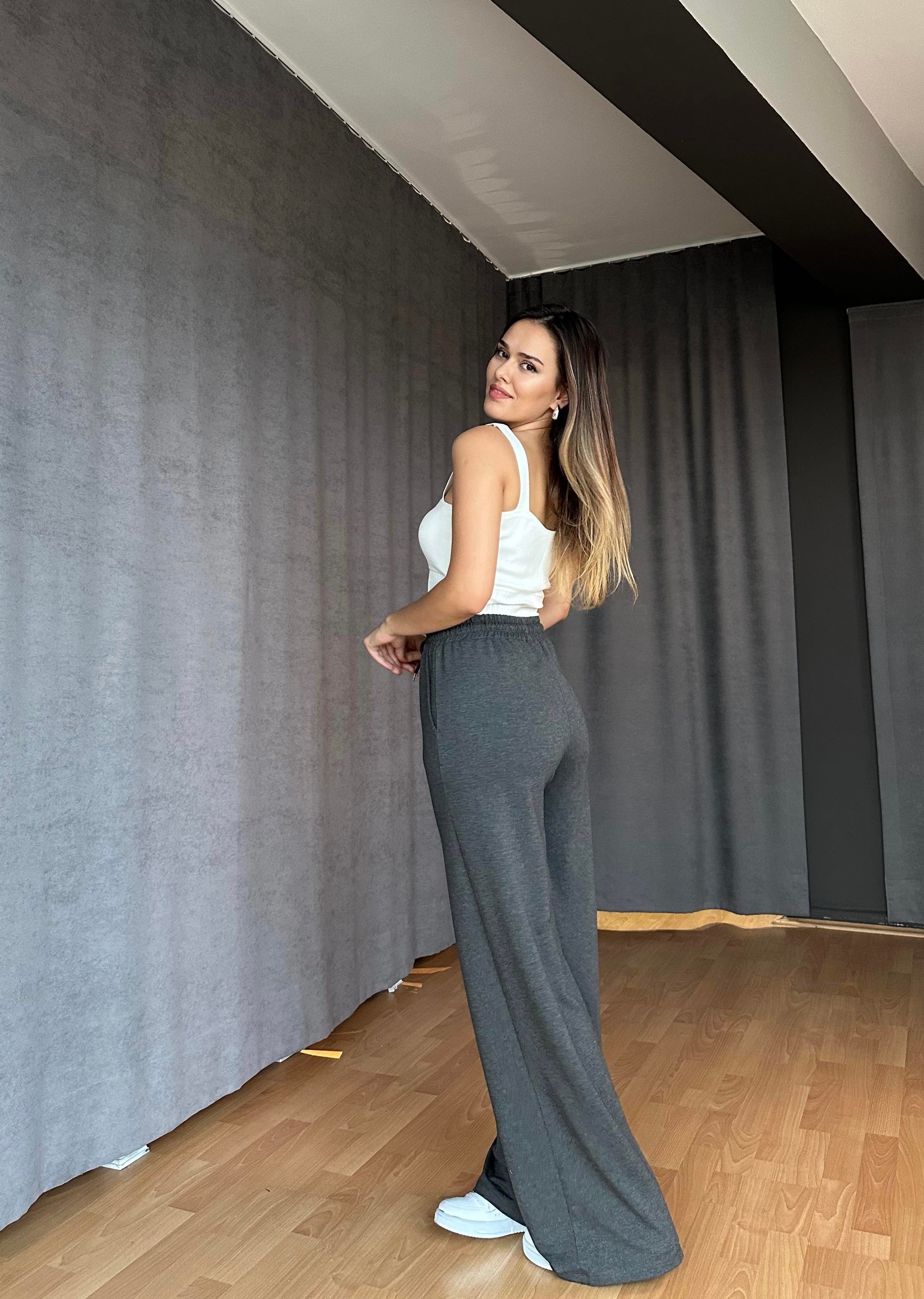 PALOZZA BOL PAÇA EŞOFMAN ALTI-ANTRASİT GRİ 