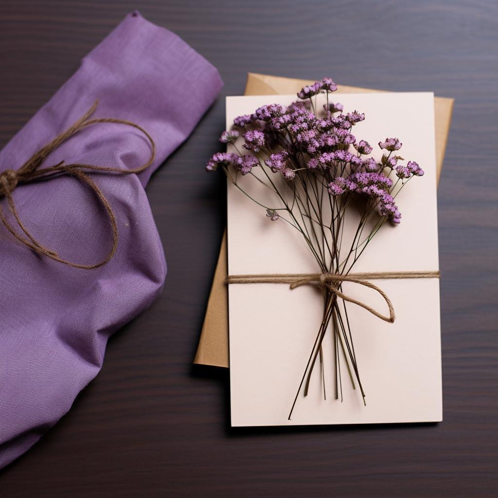 10lu Set Kuru Çiçek Doğal MOR Cipso Şoklanmış Bozulmaz