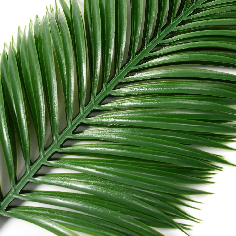 12li Bağ Yapay Çiçek Areka Yaprağı Yapay Yaprak Plastik Palmiye Yaprağı 