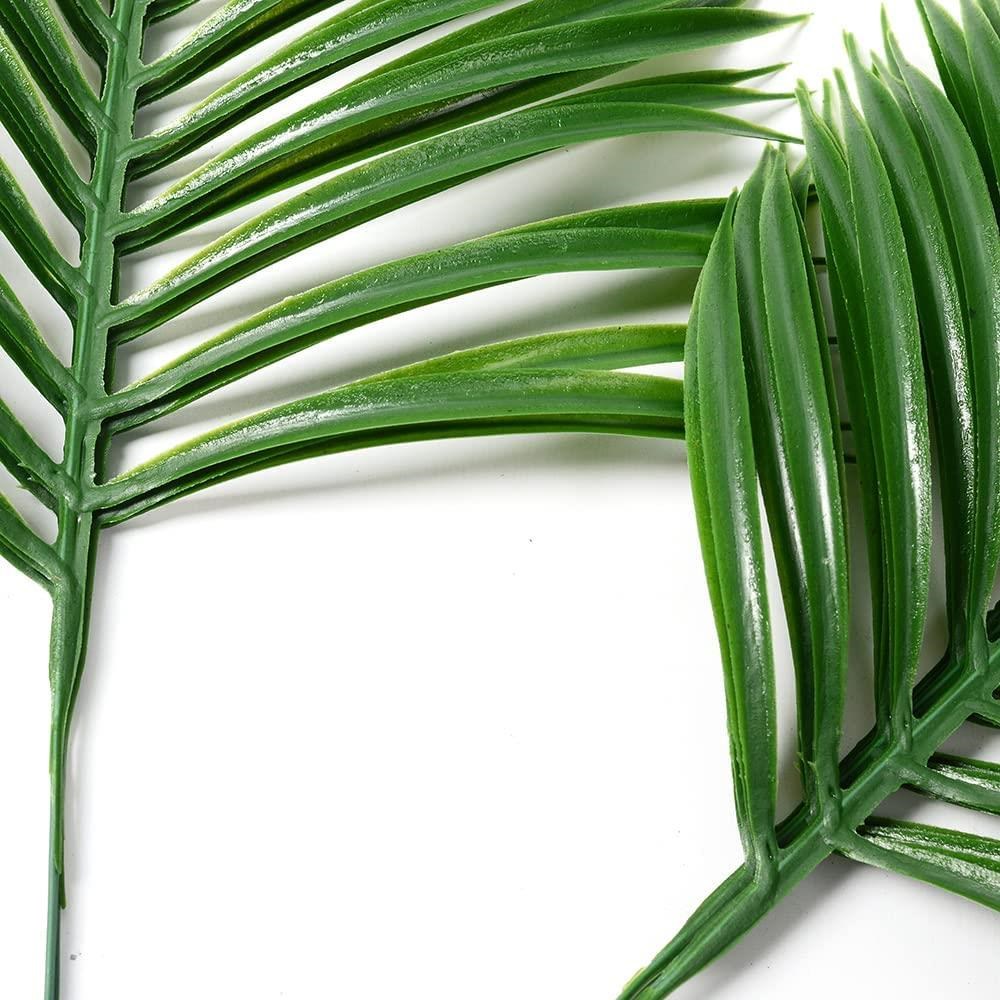 12li Bağ Yapay Çiçek Areka Yaprağı Yapay Yaprak Plastik Palmiye Yaprağı 