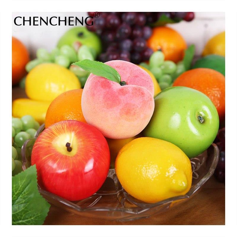 20li Set Yapay Meyve Paketi Karışık Dekoratif Meyveler 