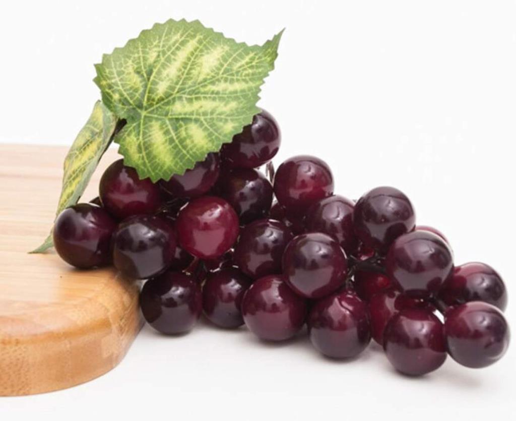 3 Üzüm12 Sarmaşık Yapay Meyve Üzüm Süs Dekoratif Sarmaşık 200cm Meyve 15CM