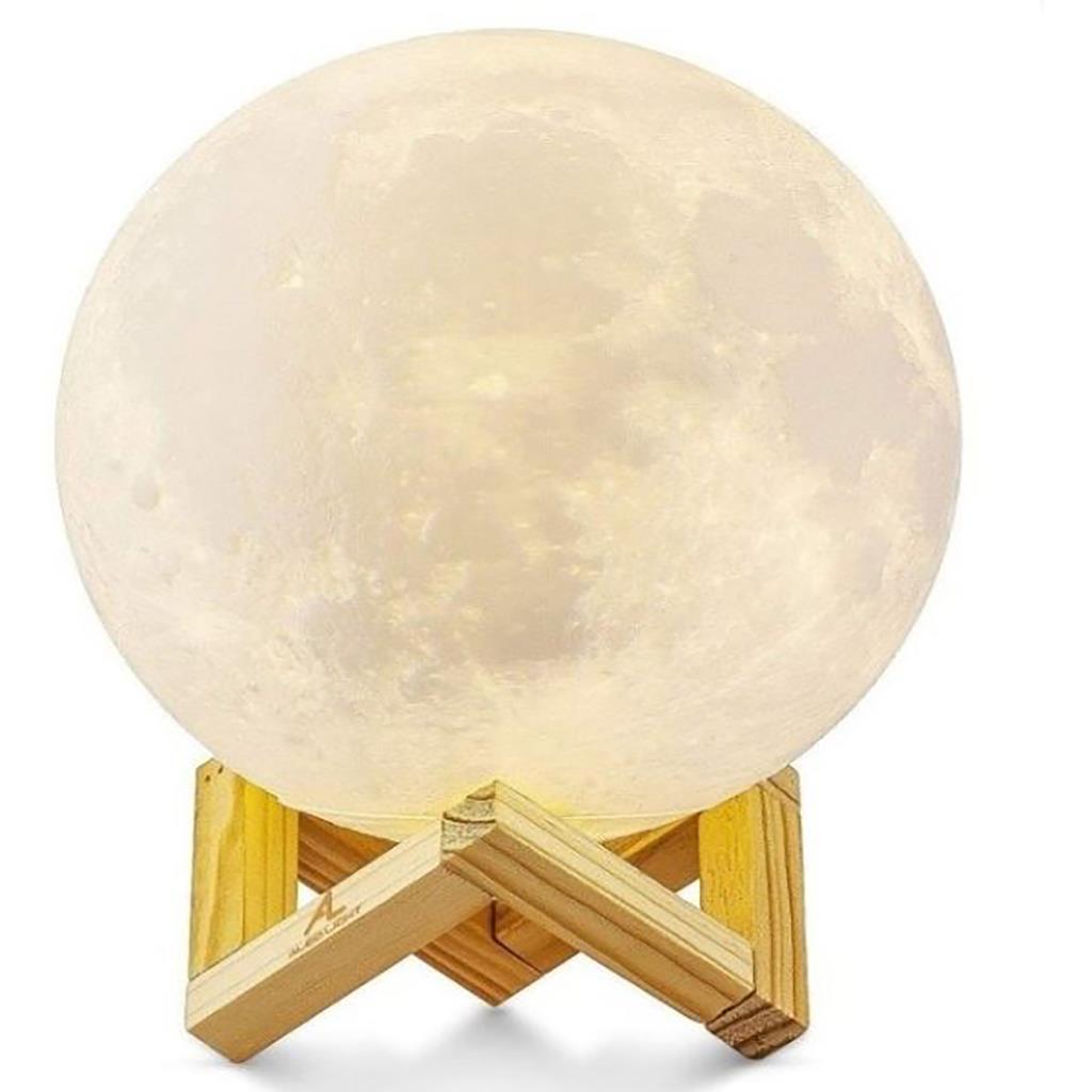 3D Ay Lamba Gece Lambası Moonlıght 12 cm *STAND HEDİYELİ*
