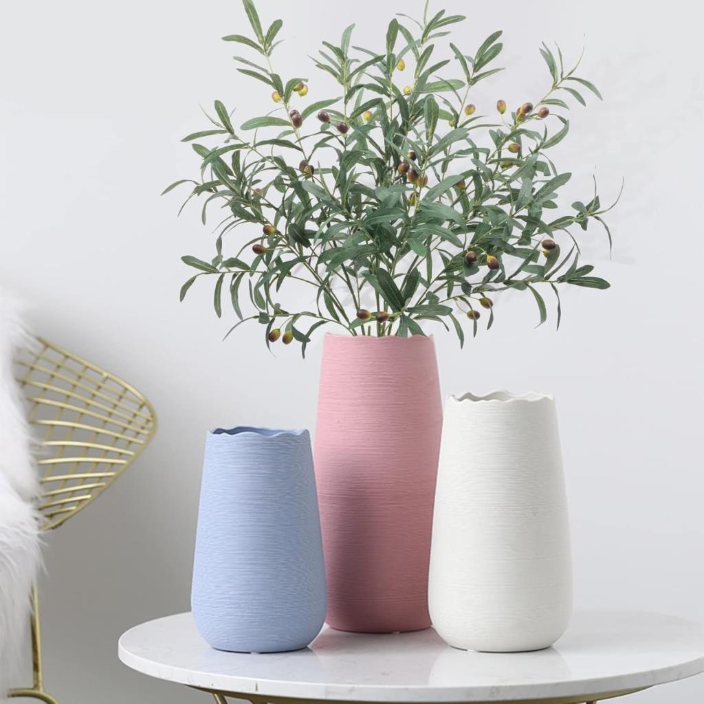 3lü Set Yapay Zeytin Dalı Uzun Dal 85cm