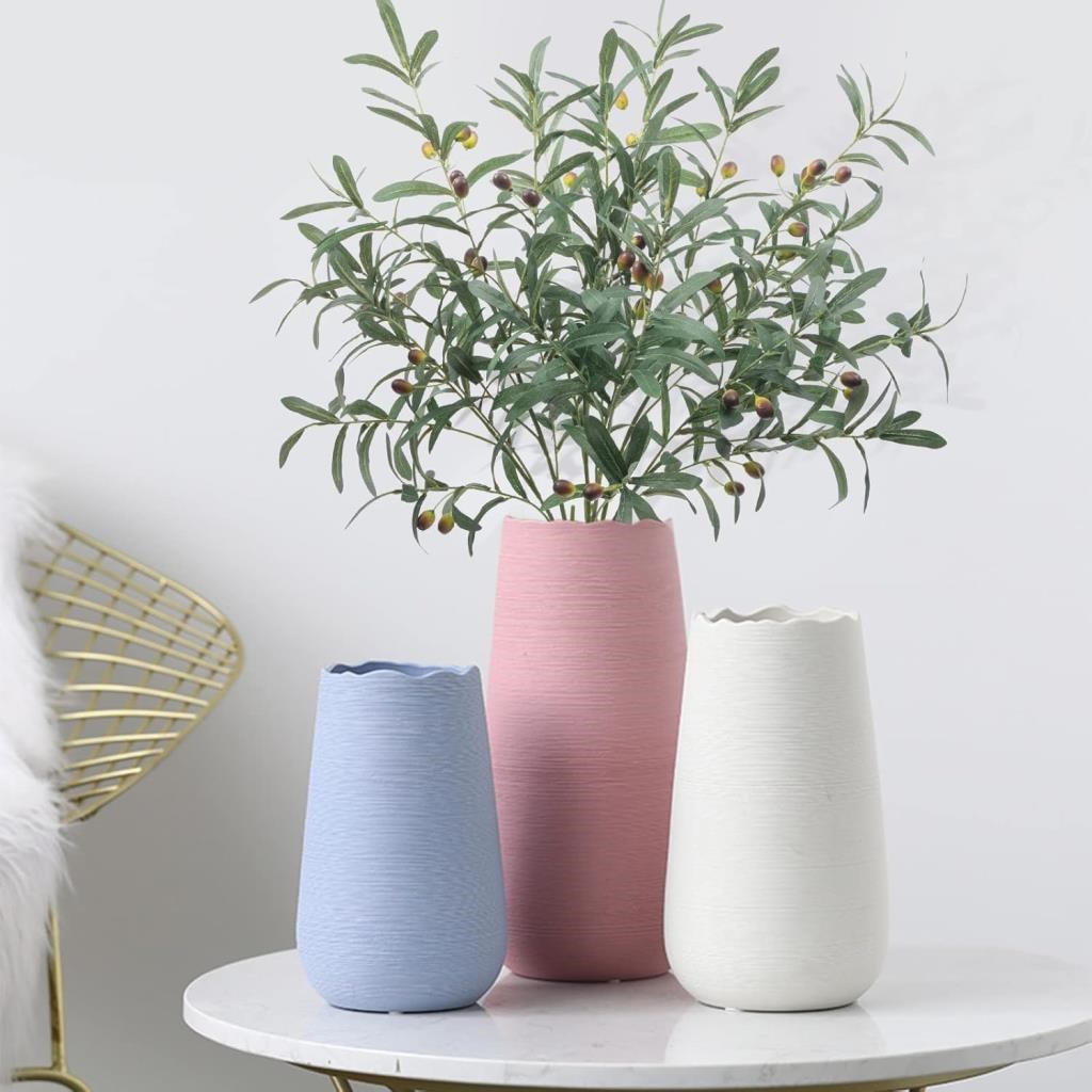 3lü Set Yapay Zeytin Dalı Uzun Dal 85cm