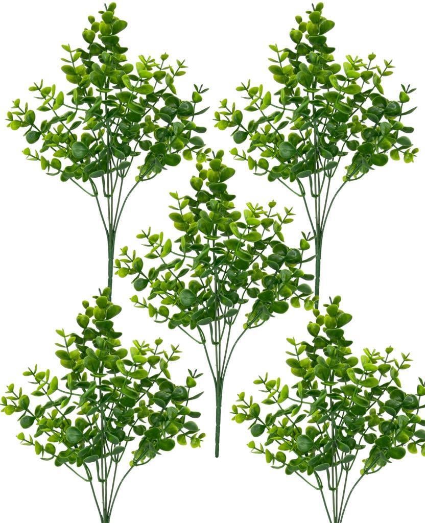 5li Set Yapay Çiçek Şimşir Demet Garnitür Yeşil Aradal Dekoratif Yapay Bitki