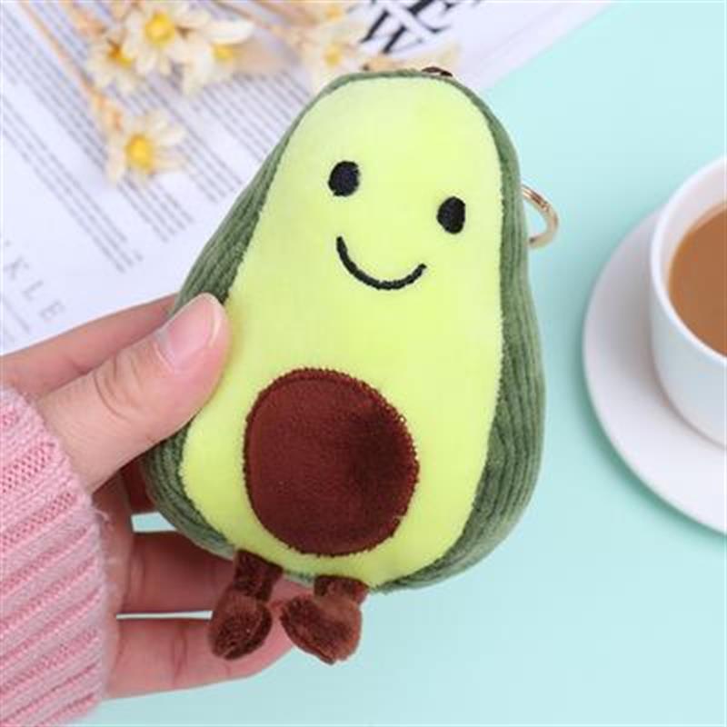 Avokado Anahtarlık Çanta Süsü Peluş Avakado Anahtarlık