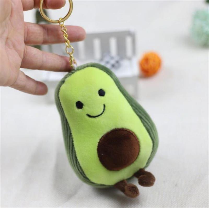 Avokado Anahtarlık Çanta Süsü Peluş Avakado Anahtarlık