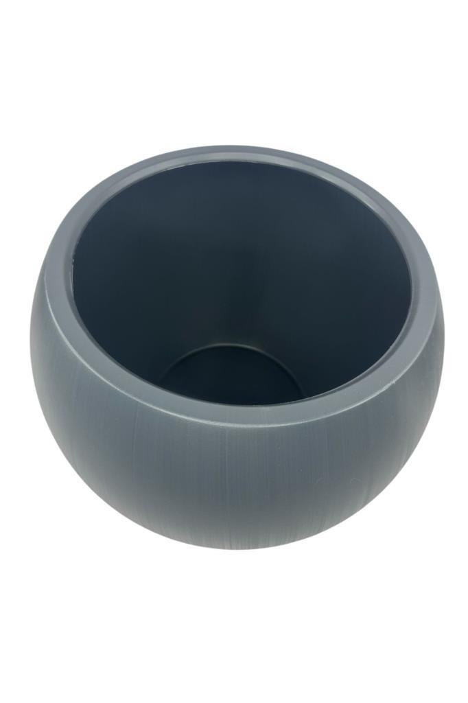 Küre Yuvarlak Top Vazo Dekoratif Saksı ANTRASİT 38*30cm