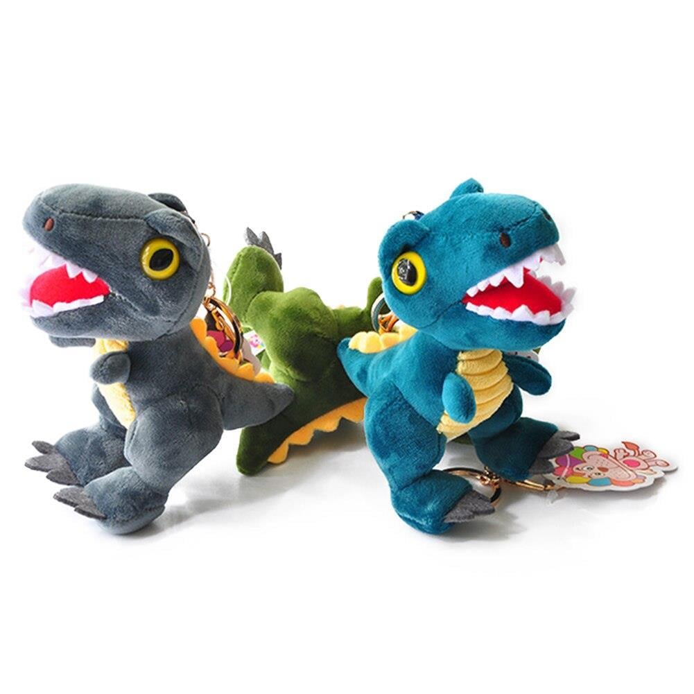 Mavi Dinazor Anahtarlık Çanta Süsü Peluş Dinozor Anahtarlık