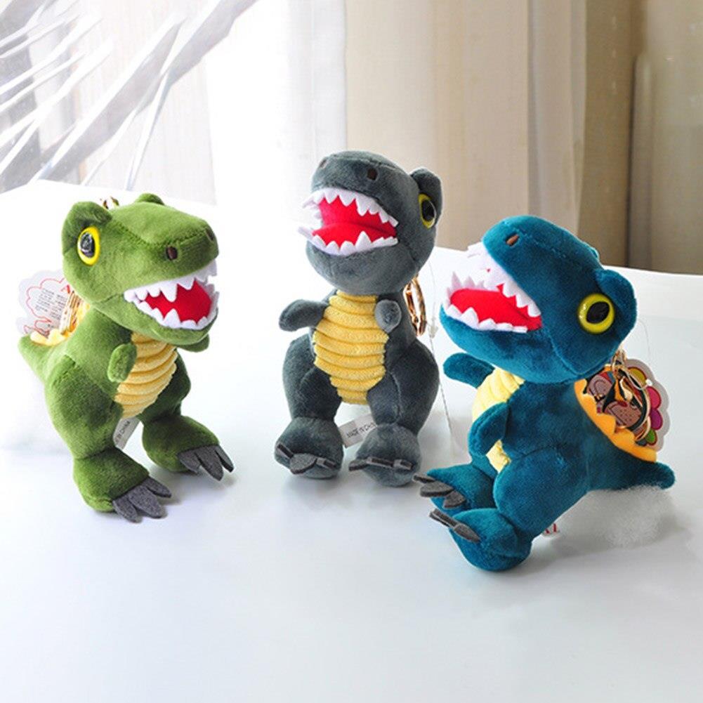Mavi Dinazor Anahtarlık Çanta Süsü Peluş Dinozor Anahtarlık
