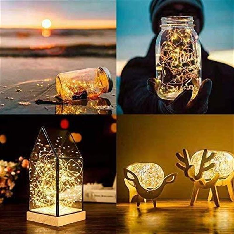Peri Led Işık İp Tipi 3 Metre Pilli Dolanabilen Suya Dayanıklı  