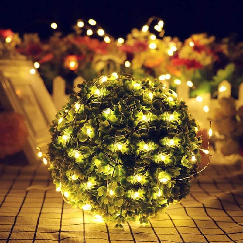 Peri Led Işık İp Tipi 5 Metre Pilli Dolanabilen Suya Dayanıklı  