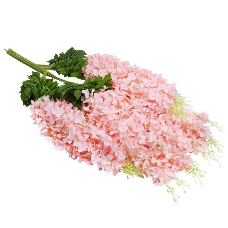 Sarkan Yapay Çiçek Akasya PEMBE AÇIK 80 cm 3 Sarkan Dallı 12 ADET BAĞ