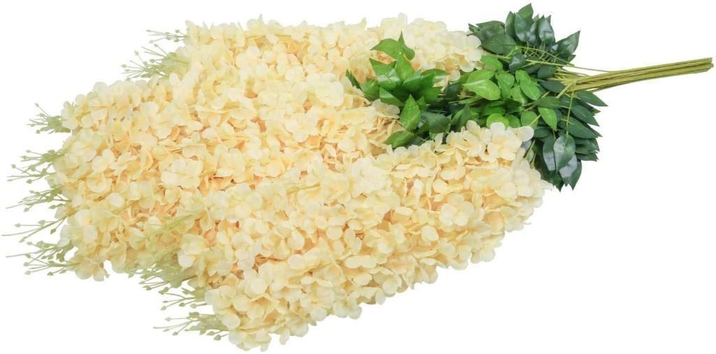Sarkan Yapay Çiçek Akasya Şampanya Renk 80 cm 3 Sarkan Dallı 12 ADET BAĞ