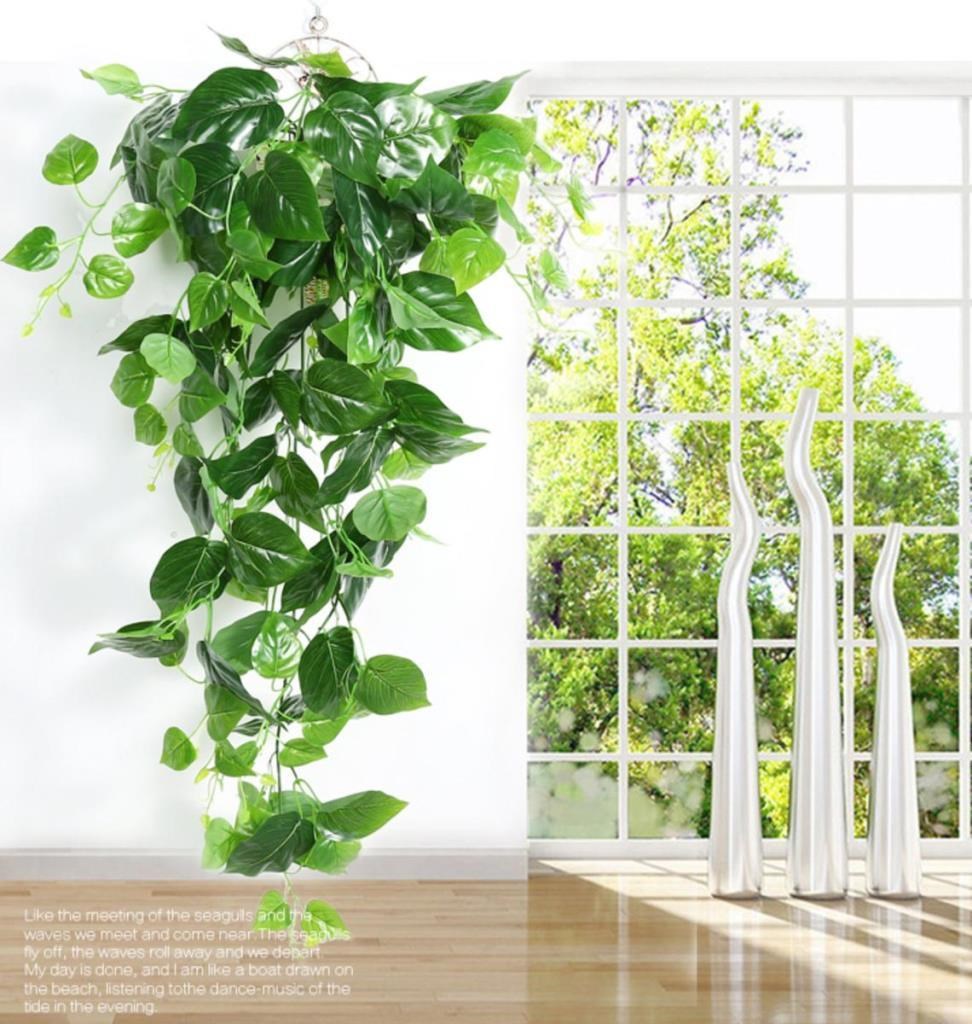 Sarkan Yeşil Yaprak Sarmaşık Yapay Çiçek 100x35cm Dev Bitki SY1 