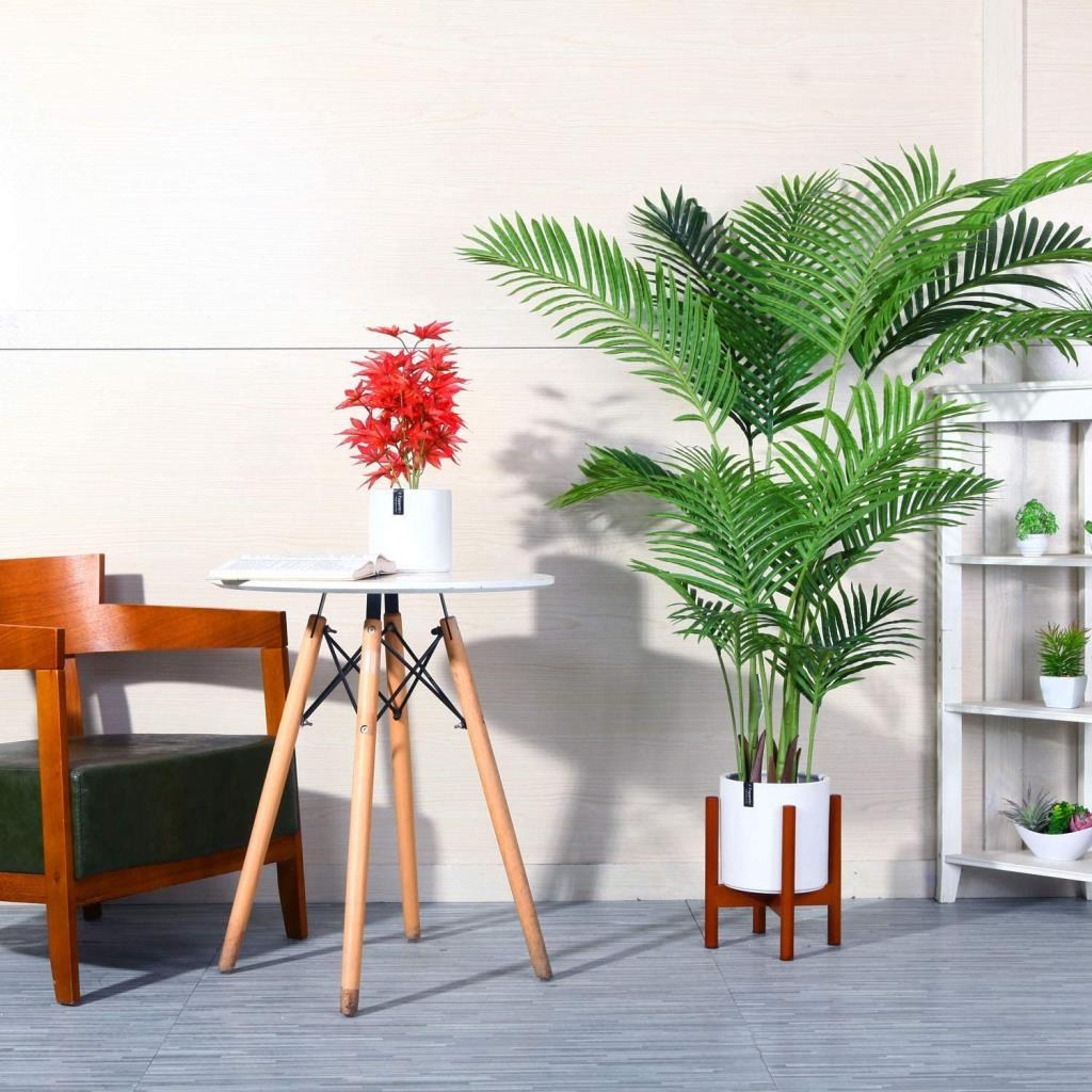 Yapay Ağaç Areka Ağacı Palmiye Ağacı Salon Bitkisi 195cm 21Yaprak