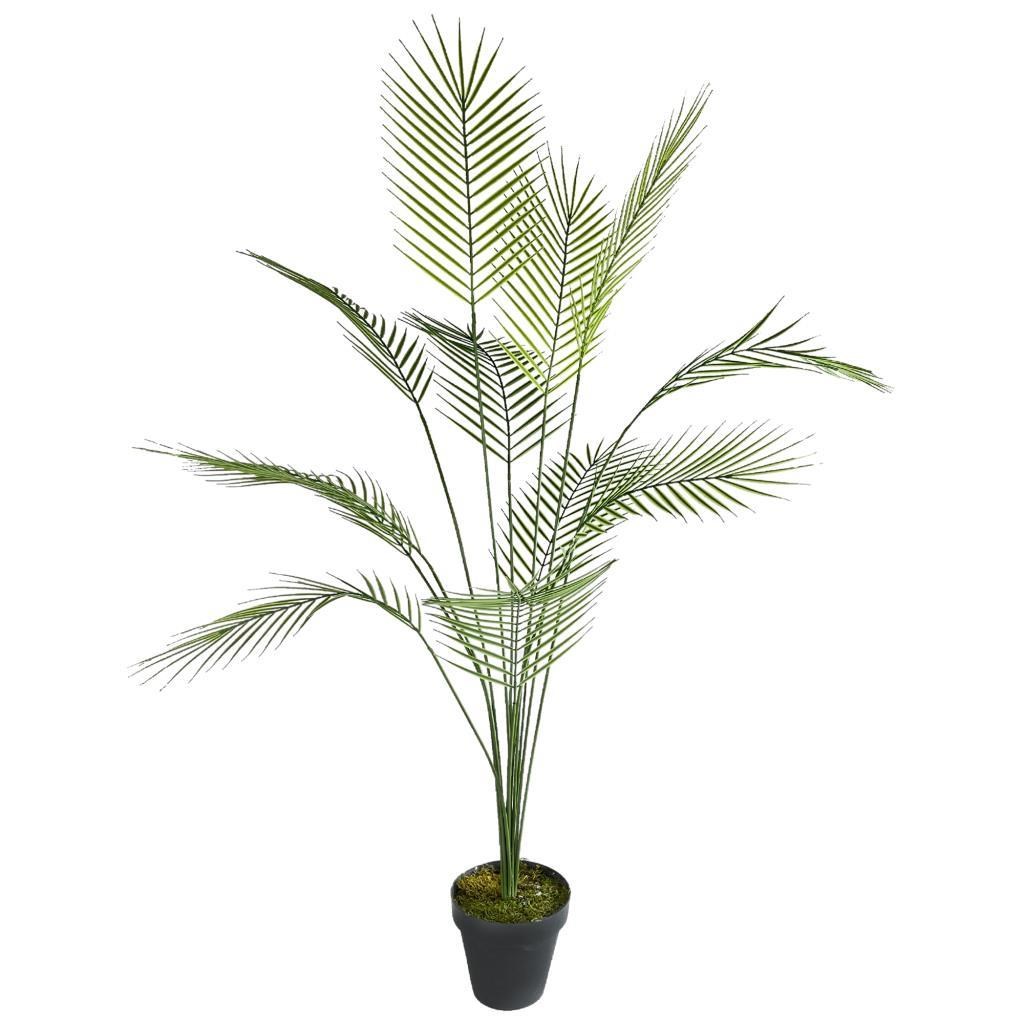 Yapay Ağaç Areka Ağacı Palmiye Ağacı Salon Bitkisi Yapay Areka 130 cm 12 Yaprak