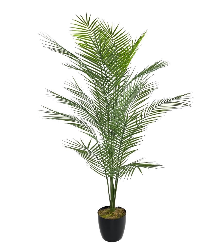 Yapay Ağaç Areka Ağacı Palmiye Ağacı Salon Bitkisi Yapay Areka 130 cm 20 Yaprak