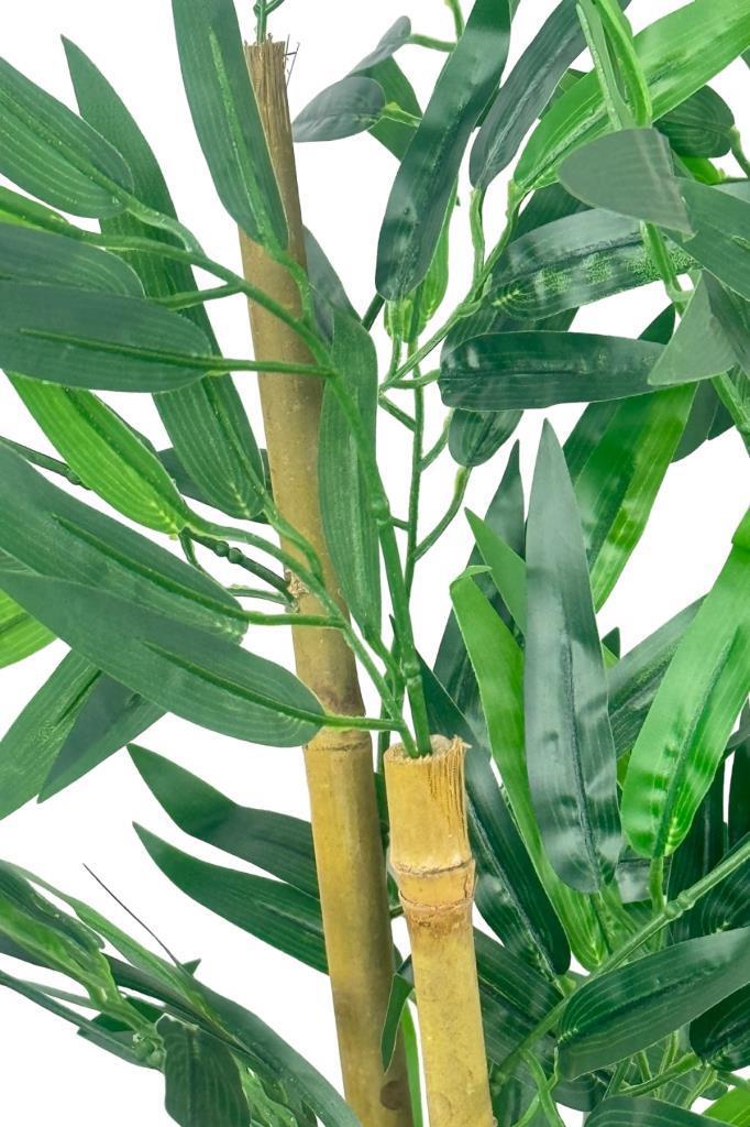 Yapay Ağaç Bambu Ağacı 3 Gövdeli 90*40cm Siyah Saksılı