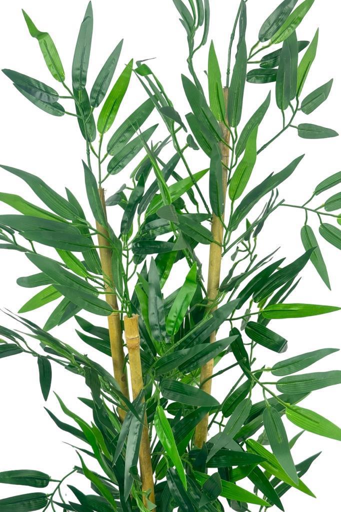 Yapay Ağaç Bambu Ağacı 3 Gövdeli 90*40cm Siyah Saksılı