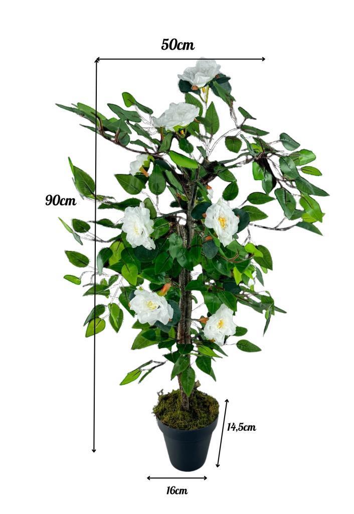 Yapay Ağaç Beyaz Nilüfer Ağacı 90cm