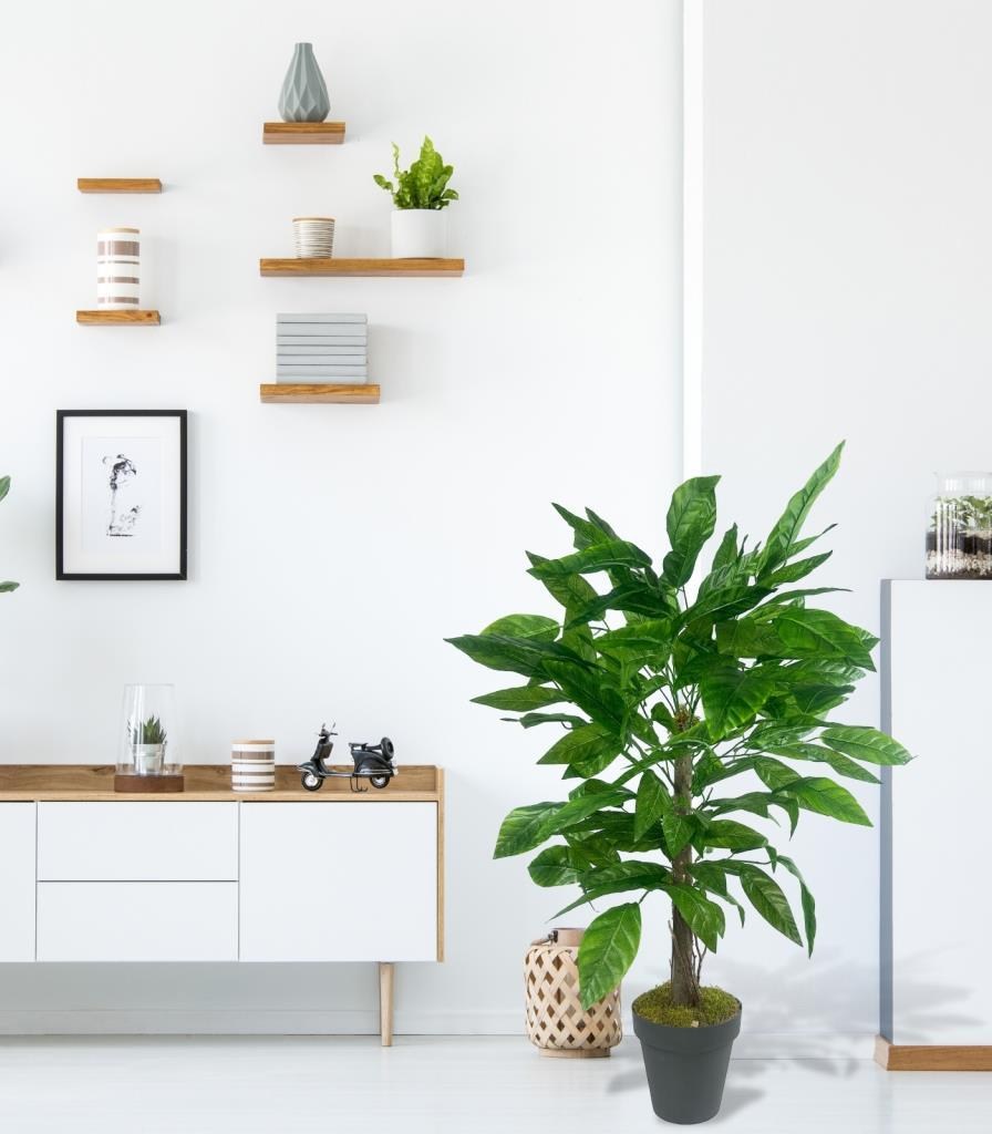 Yapay Ağaç Ceviz Ağacı 100cm Yapay Çiçek Dekoru Yeşil
