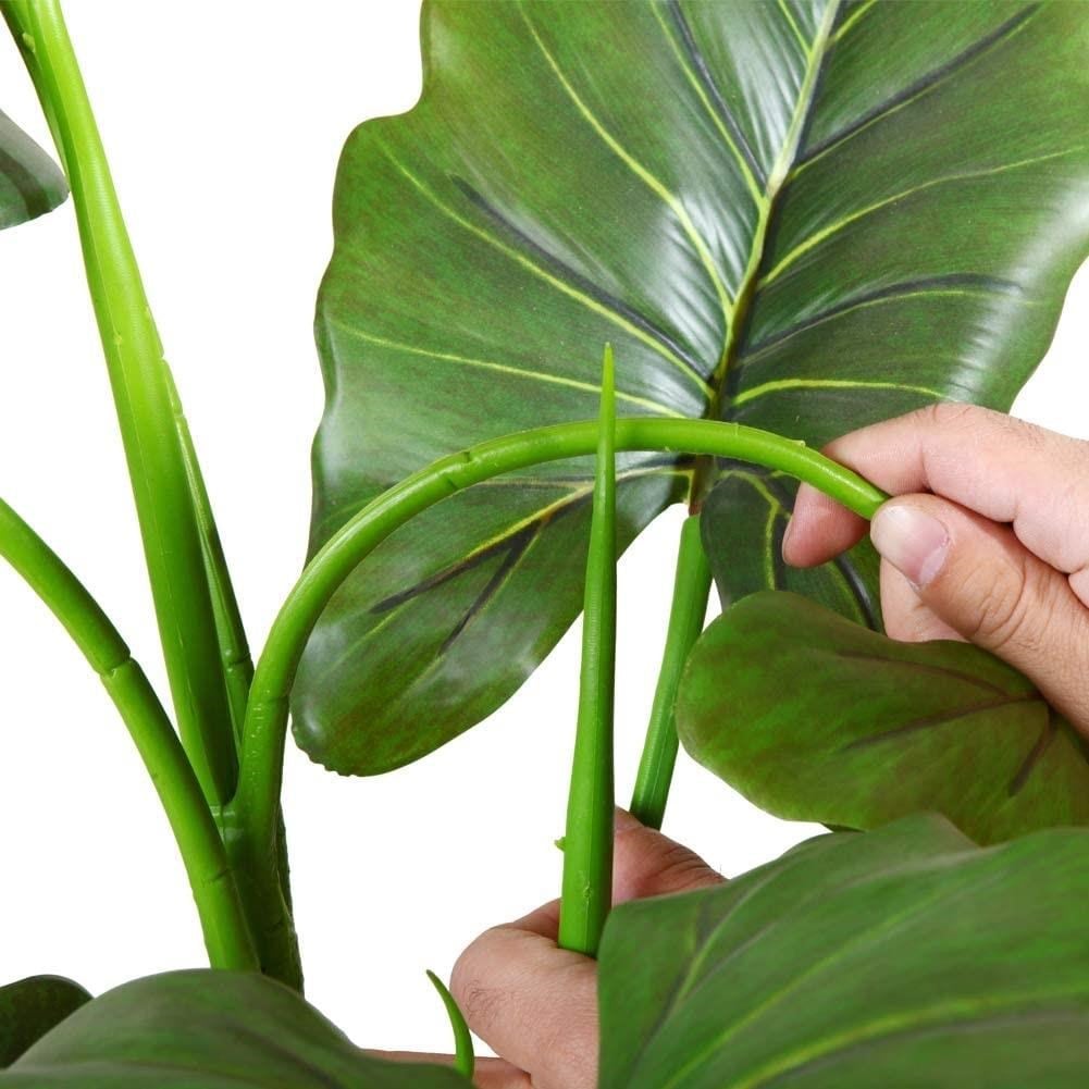 Yapay Ağaç Dev Fil Kulağı Taro Ağacı 170 cm 11 yaprak