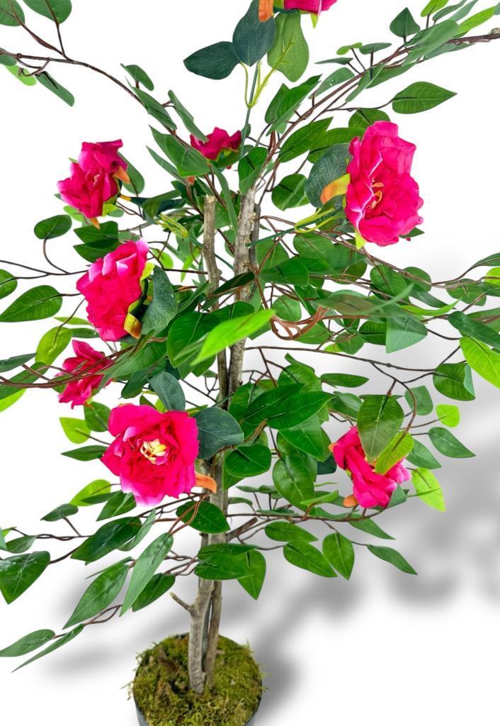 Yapay Ağaç Fuşya Nilüfer Ağacı 90cm