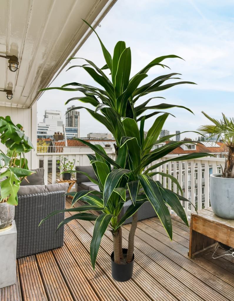 Yapay Ağaç İthal Yukka Kılıç Ağacı Yeşil 3 Gödeli 170cm 