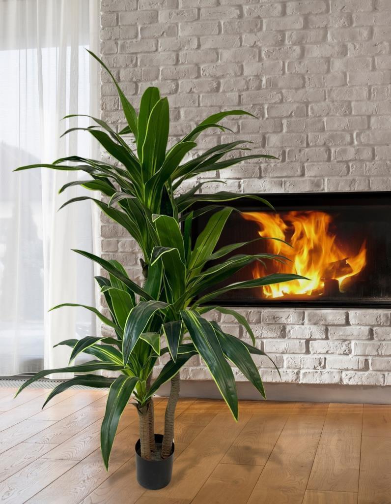 Yapay Ağaç İthal Yukka Kılıç Ağacı Yeşil 3 Gödeli 170cm 