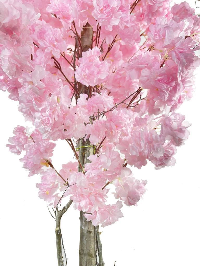 Yapay Ağaç Japon Kiraz Çiçeği Bahardalı Ağacı Sakura Çiçeği Pembe 180cm