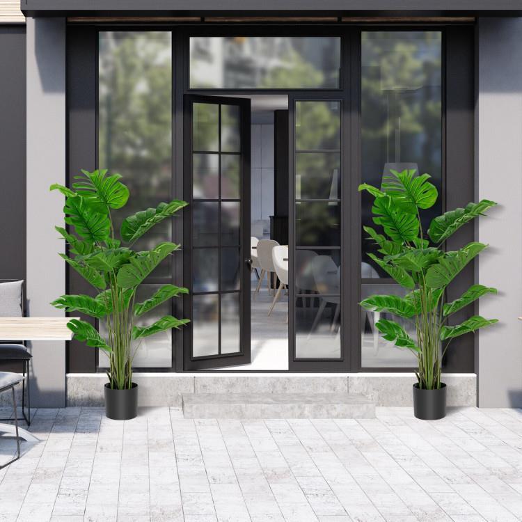 Yapay Ağaç Monstera Deve Tabanı Ağacı 160 cm 12 Yaprak