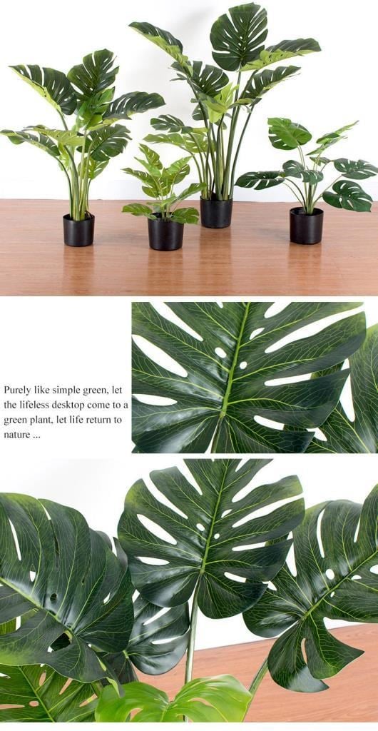 Yapay Ağaç Monstera Deve Tabanı Ağacı 180 cm 16 Yaprak