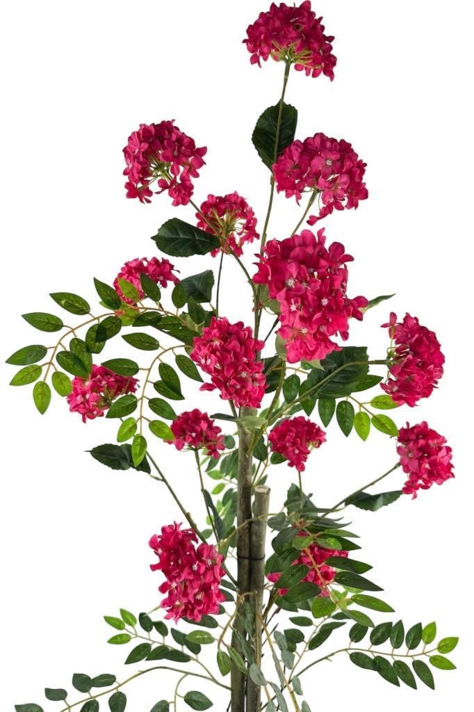 Yapay Ağaç Ortanca Ağacı 140CM Doğal Görünümlü 5dallı