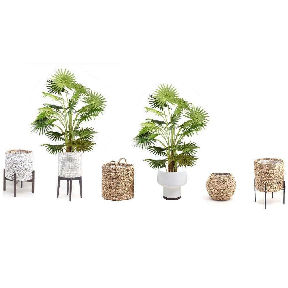 Yapay Ağaç Palmiye Ağacı 180cm Dev Fanpalm Ağacı 13 Yaprak