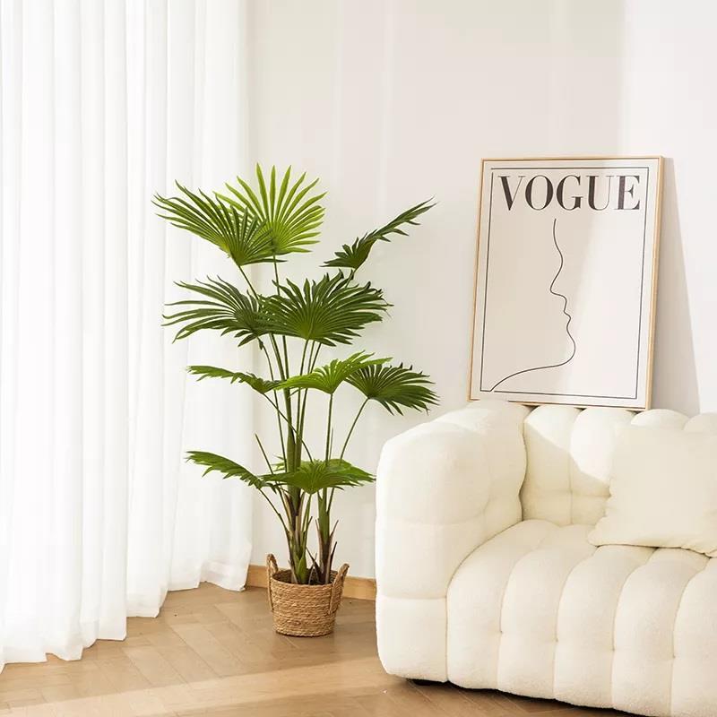 Yapay Ağaç Palmiye Ağacı 180cm Dev Fanpalm Ağacı 13 Yaprak