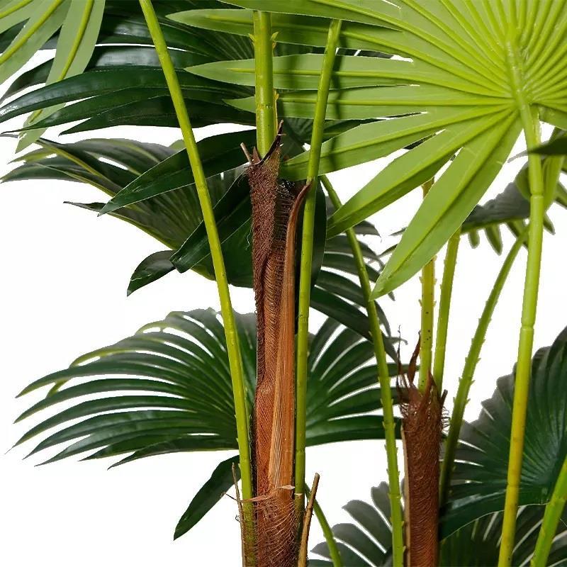 Yapay Ağaç Palmiye Ağacı 180cm Dev Fanpalm Ağacı 13 Yaprak