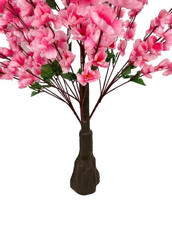 Yapay Ağaç Pembe Japon Kiraz Çiçeği Hazır Gövdeli Bahardalı Ağacı 100cm Sakura Çiçeği