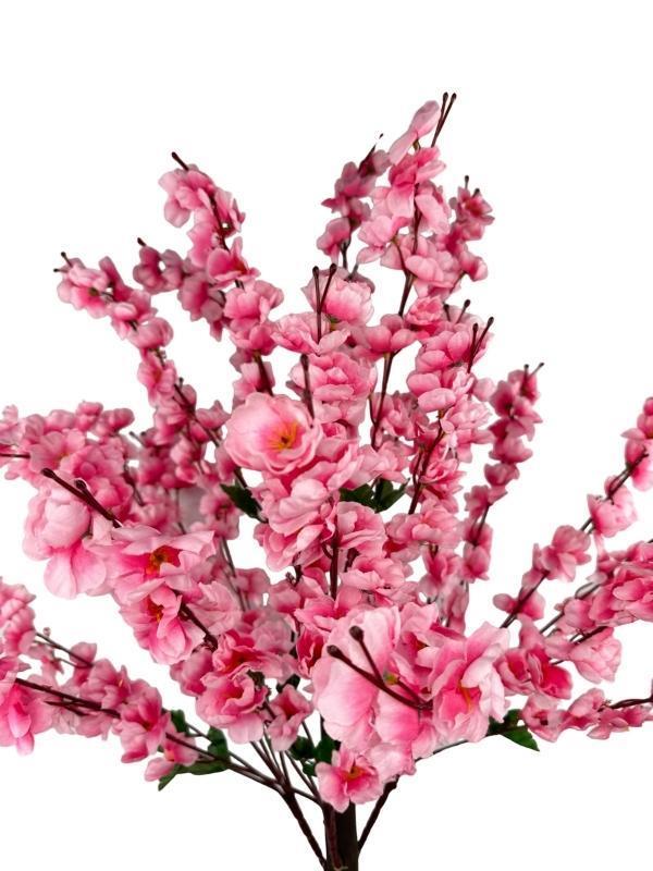 Yapay Ağaç Pembe Japon Kiraz Çiçeği Hazır Gövdeli Bahardalı Ağacı 100cm Sakura Çiçeği