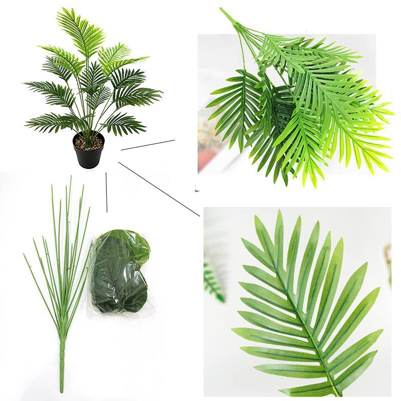 Yapay Ağaç Salon Bitkisi Demet Areka Palmiye 83cm 18 Yapraklı Demet