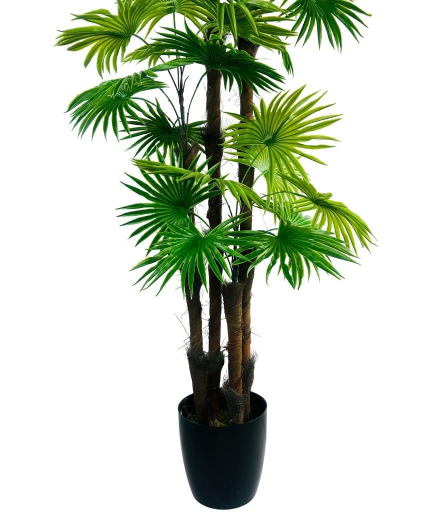 Yapay Ağaç Yelpaze Palmiye 4Katlı Fanpalm 32 Yaprak 170*65cm
