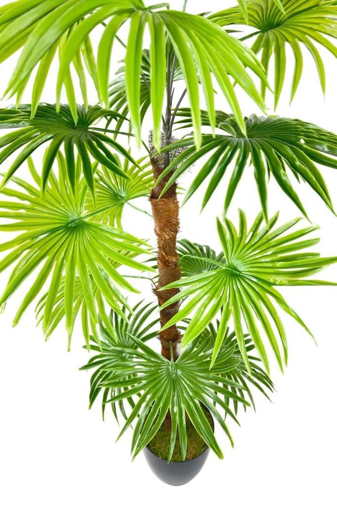Yapay Ağaç Yelpaze Palmiye Fanpalm 16 Yaprak 115*55cm
