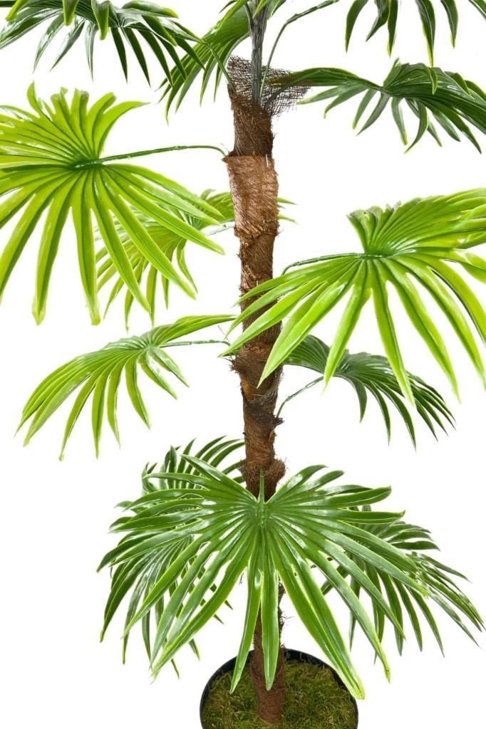 Yapay Ağaç Yelpaze Palmiye Fanpalm 16 Yaprak 115*55cm