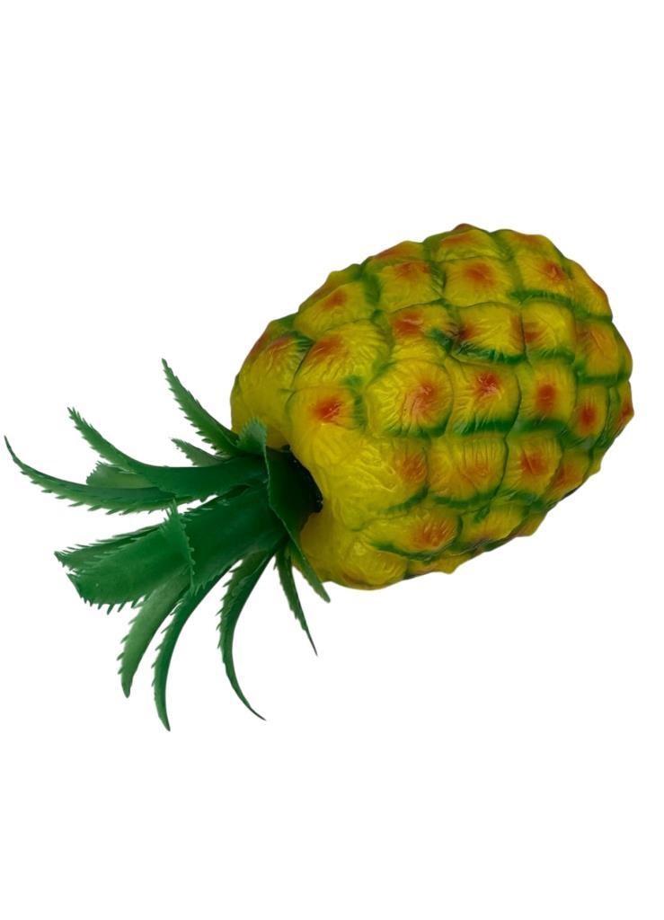 Yapay Ananas Meyve Ananas Artificial Pıneapple 15cm Plastik  