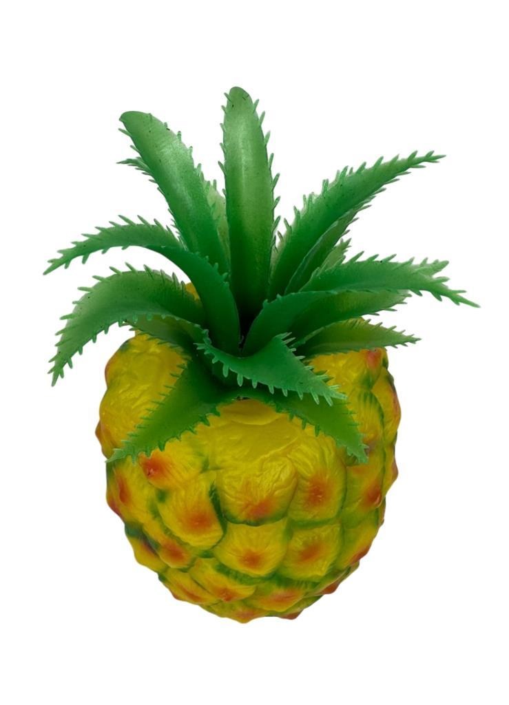 Yapay Ananas Meyve Ananas Artificial Pıneapple 15cm Plastik  