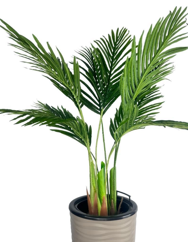 Yapay Areka Palmiye Ağacı Dore Kumsal Vazoda Yapay Ağaç 150cm 10 Yaprak