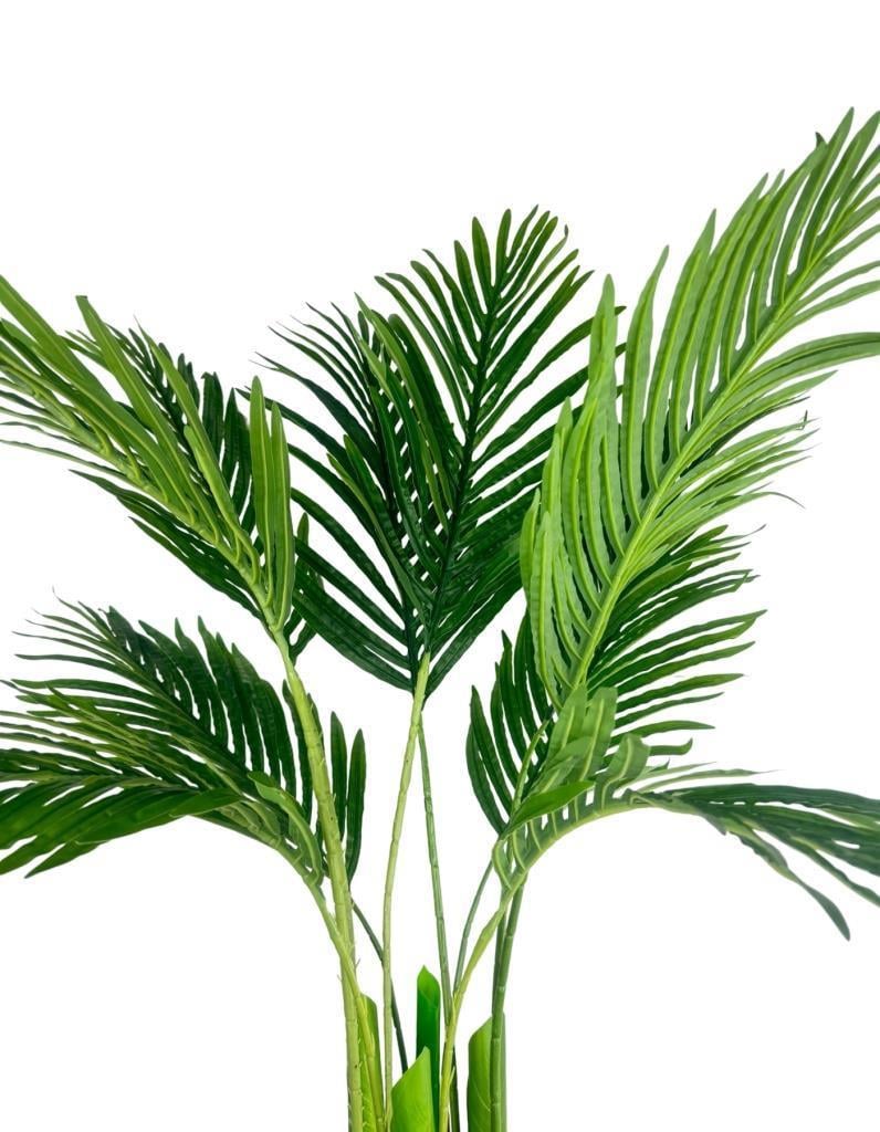 Yapay Areka Palmiye Ağacı Dore Kumsal Vazoda Yapay Ağaç 150cm 10 Yaprak